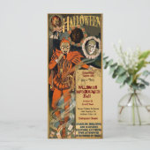 Modèle des invitations masquées d'Halloween (Debout devant)