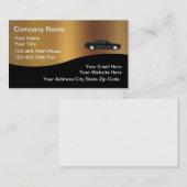 Modèle des véhicules à moteur de cartes de visite (Devant / Derrière)