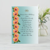 Modèle d'Hibiscus pour invitation (Debout devant)