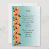 Modèle d'Hibiscus pour invitation (Dos)