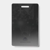 Modèle d'identification personnalisé pour badge d' (Arrière)
