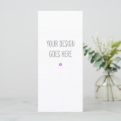 modèle d'impression de menu/programme 4x9 (Debout devant)