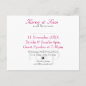 Modèle d'invitation à la fête du funk moderne rose (Dos)