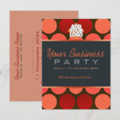 Modèle d'invitation à une soirée de l'atelier du b (Devant / Derrière)