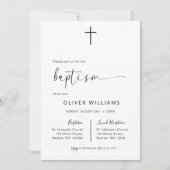 Modèle d'invitation au baptême, Invitation de bapt (Devant)