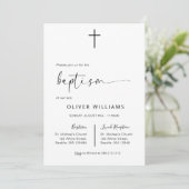 Modèle d'invitation au baptême, Invitation de bapt (Debout devant)