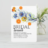 Modèle d'invitation de brunch de mariage Citrus, O (Debout devant)