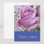 Modèle d'invitation de carte de mariage (Devant / Derrière)