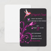 Modèle d'invitation de douche de mariée Fleur sauv (Devant / Derrière)