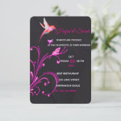 Modèle d'invitation de douche de mariée Fleur sauv (Debout devant)