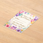 Modèle d'invitation de fête élégant (Poser)