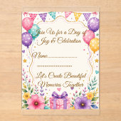 Modèle d'invitation de fête élégant (Recto)