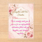 Modèle d'invitation de fête élégant (Recto)