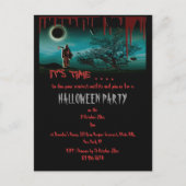 Modèle d'invitation de la fête d'Halloween - perso (Devant)