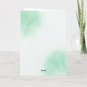 Modèle d'invitation de mariage à la verdure floral (Dos)