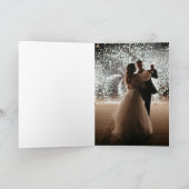 Modèle d'invitation de mariage à la verdure floral (Intérieur)
