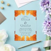 Modèle d'invitation de mariage d'automne (Insitu (Mariage))