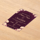 Modèle d'invitation de mariage élégant - Flo roman (Poser)