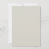 Modèle d'invitation de mariage floral élégant (Dos)