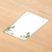 Modèle d'invitation de mariage floral élégant mode (Poser)