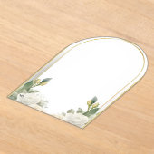 Modèle d'invitation de mariage floral élégant mode (Poser)