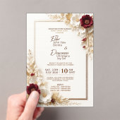 Modèle d'invitation de mariage minimaliste (In situ (ordinateur de poche))