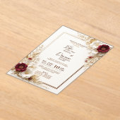 Modèle d'invitation de mariage minimaliste (Poser)