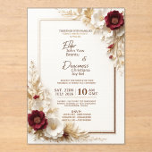 Modèle d'invitation de mariage minimaliste (Recto)