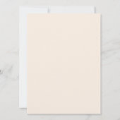 Modèle d'invitation de mariage minimaliste élégant (Dos)