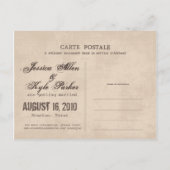 Modèle d'invitation de sauvegarde de date de maria (Dos)