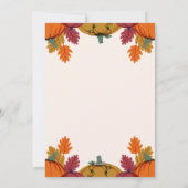 Modèle d'invitation de Thanksgiving Flyer modifiab (Dos)