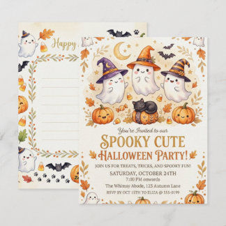 Modèle d'invitation Halloween de la Maison Hantée