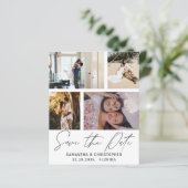 Modèle d'invitation pour Budget Save the Date 4 Ph (Debout devant)