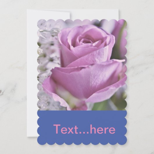 Modèle d'invitation pour carte de mariage (Devant)