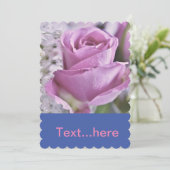 Modèle d'invitation pour carte de mariage (Debout devant)