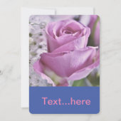 Modèle d'invitation pour carte de mariage (Devant)