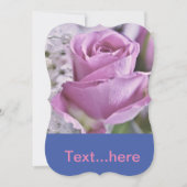Modèle d'invitation pour carte de mariage (Devant)