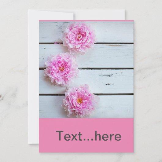 Modèle d'invitation pour carte de mariage (Devant)