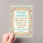 Modèle d'invitation pour célébration moderne (In situ (ordinateur de poche))