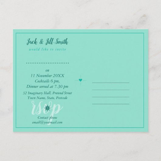 Modèle d'invitation pour la soirée filles du vendr (Dos)