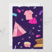 Modèle d'invitation pour soirée pyjama, Invitation (Dos)