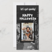 Modèle d'invitation pour une fête d'Halloween pour (Devant)