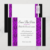 Modèle d'invitations de mariage élégant (Devant / Derrière)