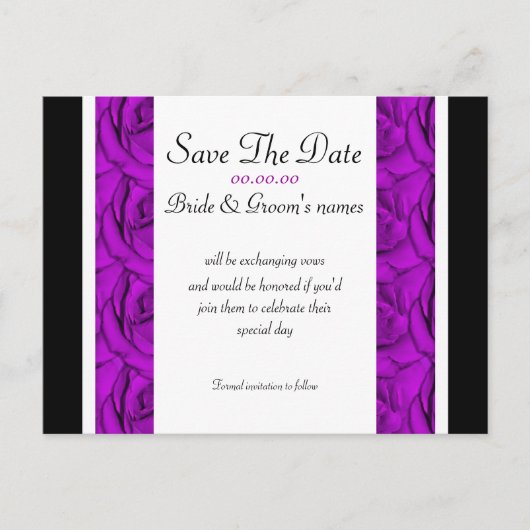 Modèle d'invitations de mariage élégant (Devant)