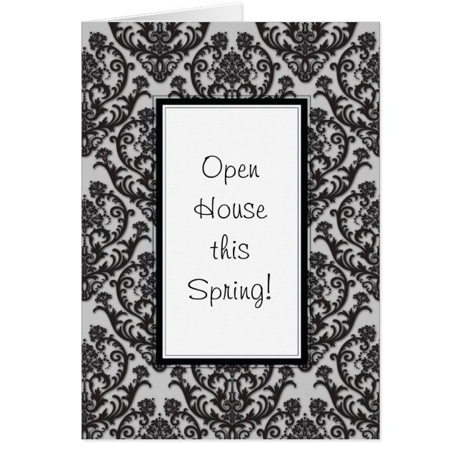 Modèle Dramatique Noir Damas (Devant)