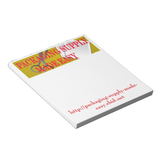 Modèle du Bloc-notes d'entreprise (Incliné)