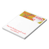 Modèle du Bloc-notes d'entreprise (Tourné)