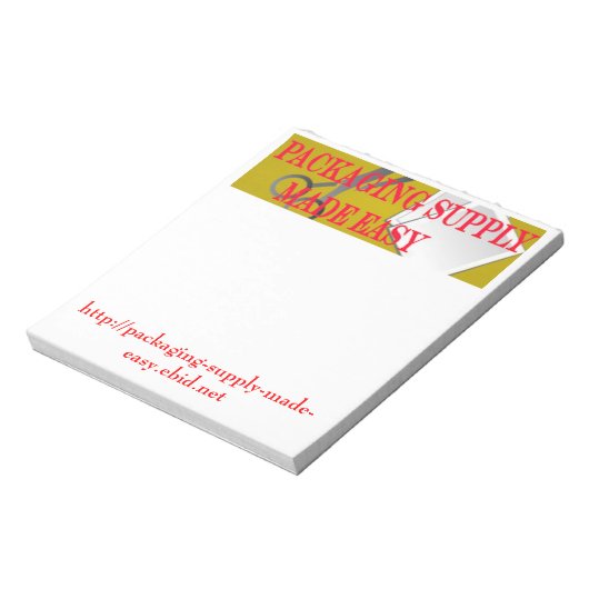 Modèle du Bloc-notes d'entreprise (Tourné)