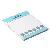 Modèle du Bloc-notes Mandala (Incliné)