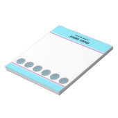 Modèle du Bloc-notes Mandala (Tourné)